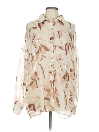 Pre-owned Bailey44 Long Sleeve Blouse In Ivory