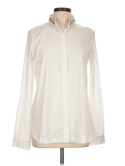 Pre-owned Bailey44 Long Sleeve Blouse In Ivory