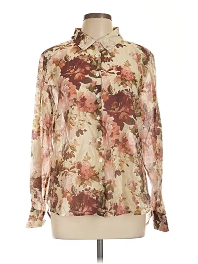 Pre-owned Bailey44 Long Sleeve Blouse In Ivory