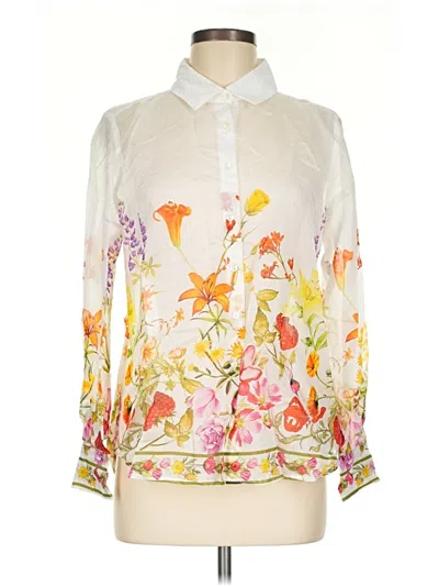 Pre-owned Bailey44 Long Sleeve Blouse In Ivory