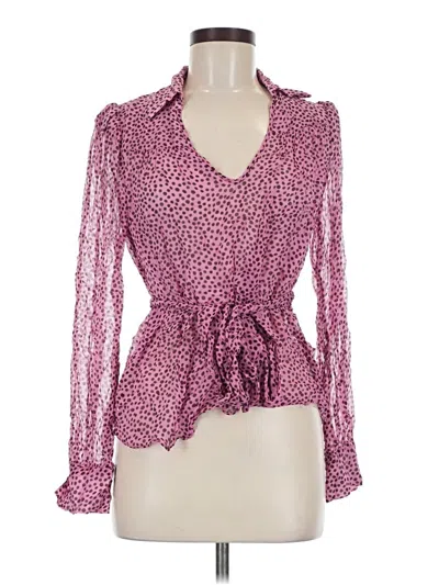 Pre-owned Bailey44 Long Sleeve Blouse In Pink