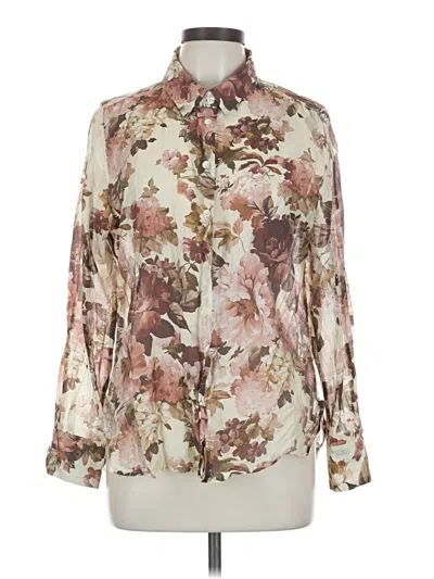 Pre-owned Bailey44 Long Sleeve Blouse In White