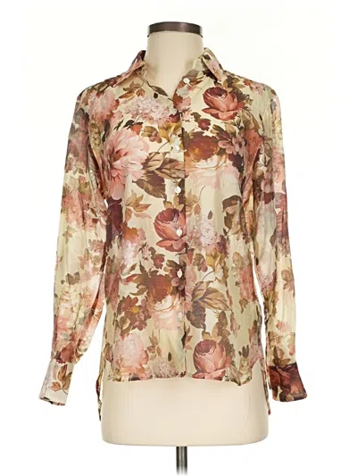 Pre-owned Bailey44 Long Sleeve Blouse In White