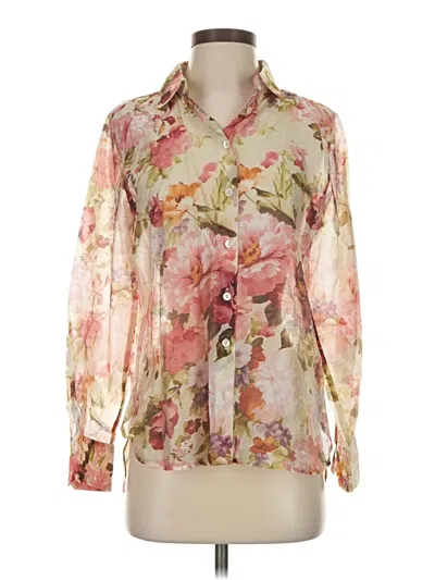 Pre-owned Bailey44 Long Sleeve Blouse In White
