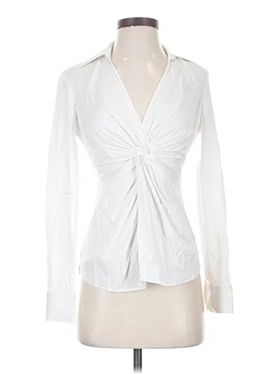 Pre-owned Bailey44 Long Sleeve Blouse In White
