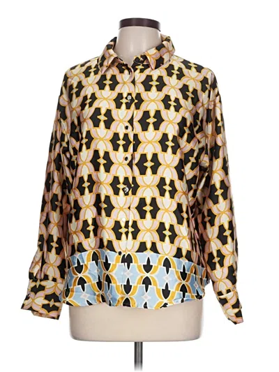 Pre-owned Bailey44 Long Sleeve Blouse In Yellow