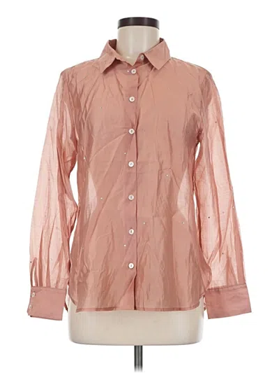 Pre-owned Bailey44 Long Sleeve Button Down Shirt In Pink