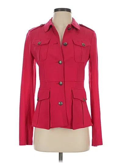 Pre-owned Bailey44 Long Sleeve Top Red Square Neckline Tops