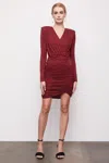 Bailey44 Phyllips Dress In Cabernet In Multi