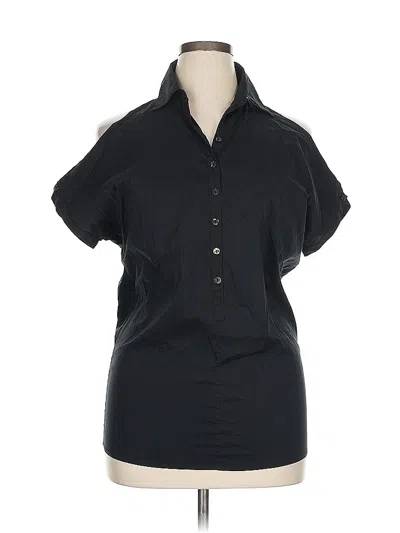 Pre-owned Bailey44 Short Sleeve Blouse In Black