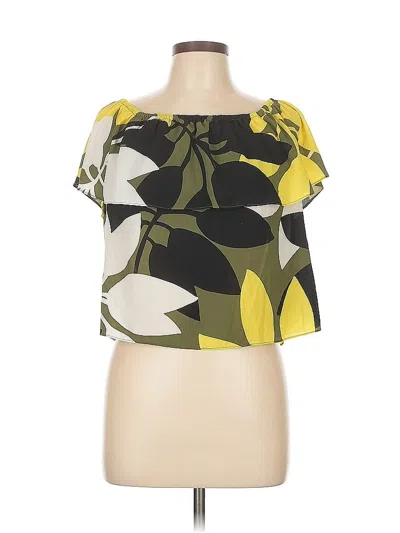 Pre-owned Bailey44 Short Sleeve Blouse In Green