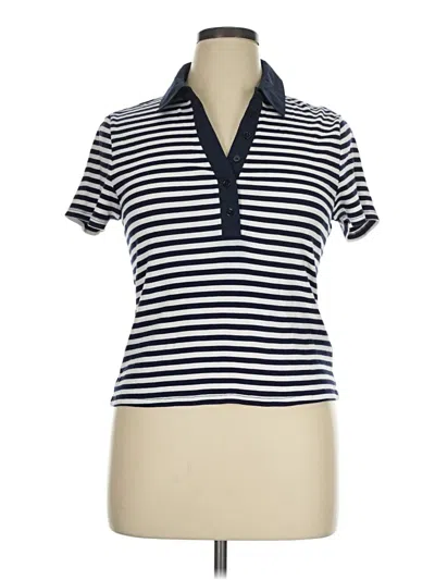 Pre-owned Bailey44 Short Sleeve Polo Shirt In Blue