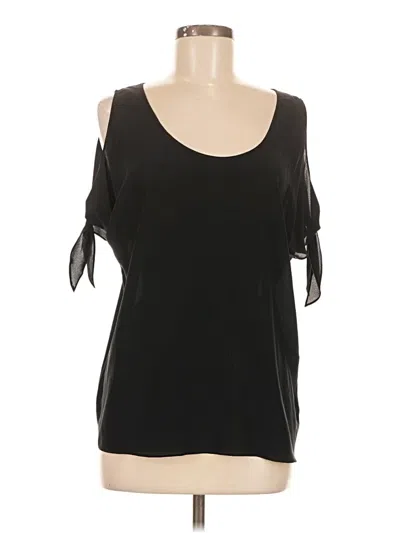 Bailey44 Short Sleeve Top Black Cold Shoulder Neckline Tops