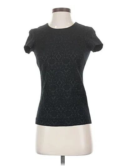Pre-owned Bailey44 Short Sleeve Top Black Crew Neck Tops
