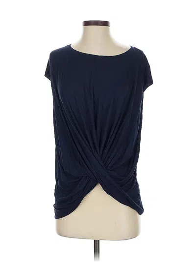 Pre-owned Bailey44 Short Sleeve Top Blue Cowl Neck Tops