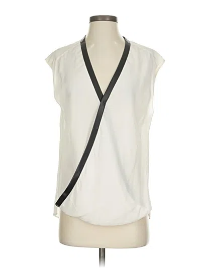 Pre-owned Bailey44 Sleeveless Blouse In White