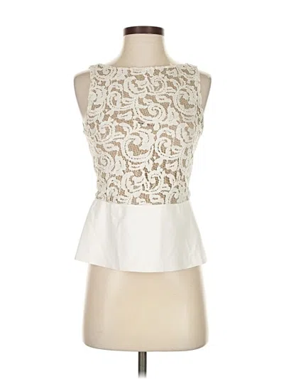 Pre-owned Bailey44 Sleeveless Blouse In White