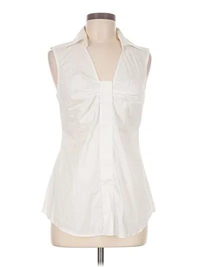 Pre-owned Bailey44 Sleeveless Button Down Shirt In White