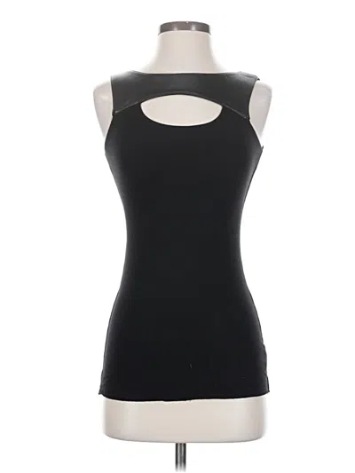 Pre-owned Bailey44 Sleeveless Top Black Keyhole Neckline Tops