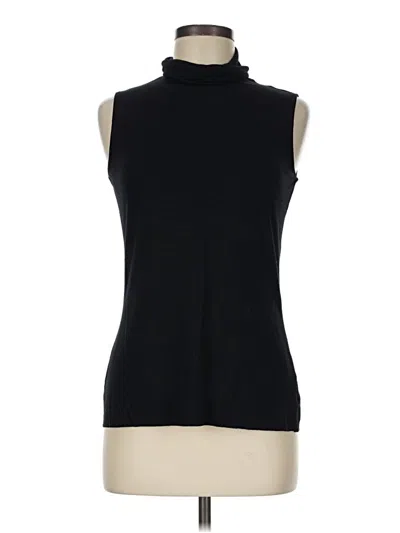 Pre-owned Bailey44 Sleeveless Top Black Turtleneck Tops