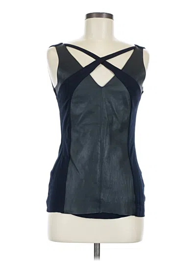 Pre-owned Bailey44 Sleeveless Top Blue Halter Neckline Tops