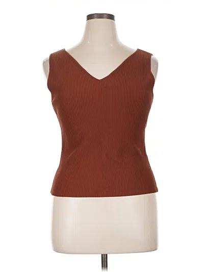 Pre-owned Bailey44 Sleeveless Top Brown Tops
