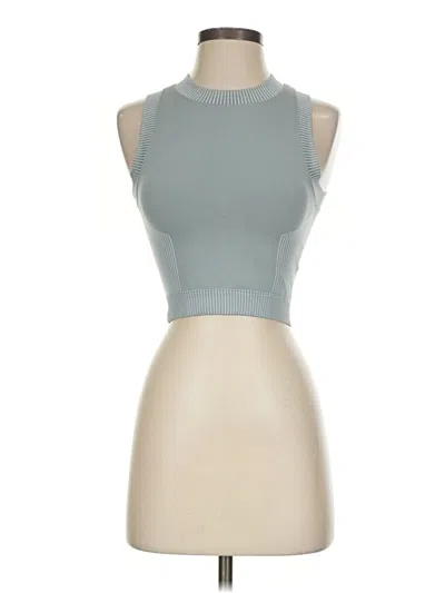 Pre-owned Bailey44 Sleeveless Top Gray Halter Neckline Tops