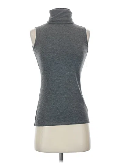 Pre-owned Bailey44 Sleeveless Top Gray Turtleneck Tops