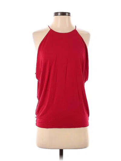Pre-owned Bailey44 Sleeveless Top Red Halter Neckline Tops