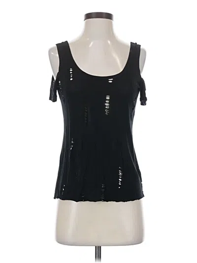 Pre-owned Bailey44 Tank Top Black Cold Shoulder Neckline Tops
