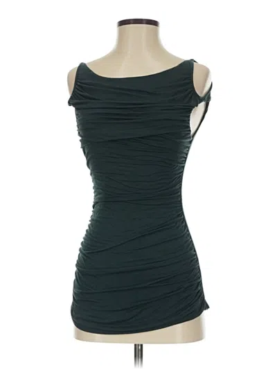 Pre-owned Bailey44 Tank Top Green Strapless Neckline Tops