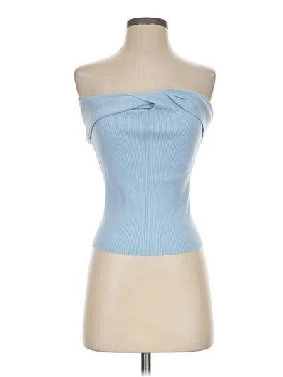 Pre-owned Bailey44 Tube Top Blue Strapless Neckline Tops