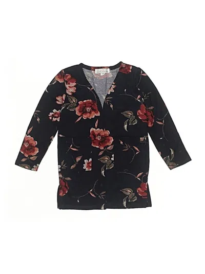 Pre-owned Bailey's Blossoms Kids' Cardigan Sweater In Black