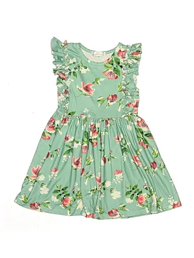Pre-owned Bailey's Blossoms Kids' Dress In Green