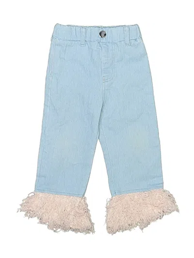 Pre-owned Bailey's Blossoms Kids' Jeans In Blue