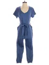 Bailey's Blossoms Jumpsuit In Blue