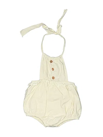 Pre-owned Bailey's Blossoms Kids' Jumpsuit In White