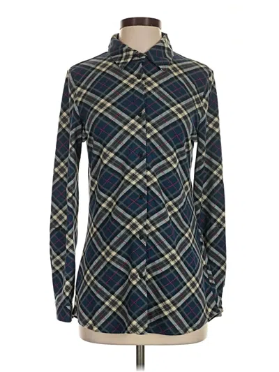 Bailey's Blossoms Long Sleeve Blouse In Blue
