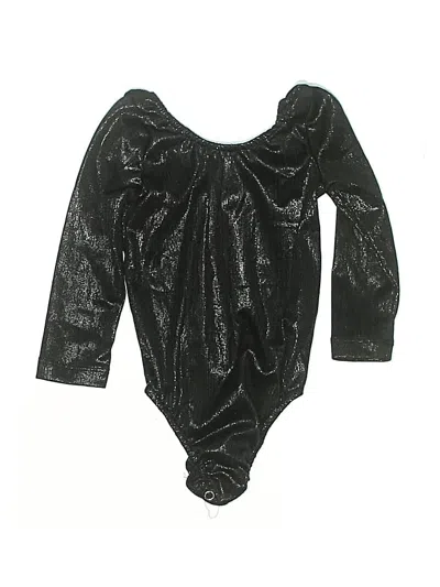 Pre-owned Bailey's Blossoms Kids' Long Sleeve Onesie In Black