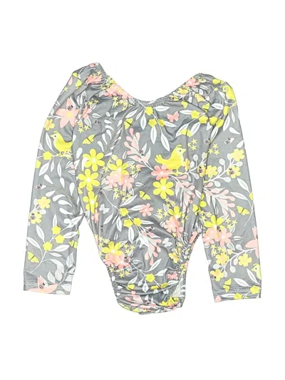 Pre-owned Bailey's Blossoms Kids' Long Sleeve Onesie In Gray