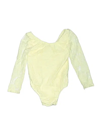Pre-owned Bailey's Blossoms Kids' Long Sleeve Onesie In Yellow