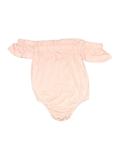 Pre-owned Bailey's Blossoms Kids' Short Sleeve Onesie In Pink