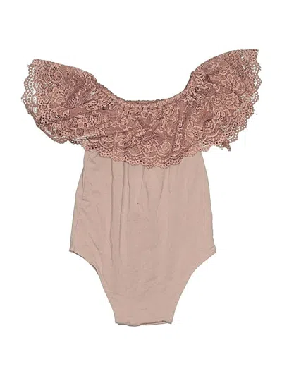 Pre-owned Bailey's Blossoms Kids' Short Sleeve Onesie In Pink
