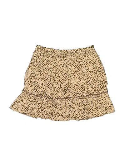 Pre-owned Bailey's Blossoms Kids' Skirt In Tan