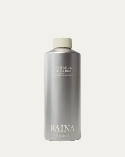 Baina Ebon Veil Bath Milk, 13.5 Oz. In Gray