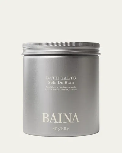 Baina Ebon Veil Bath Salts, 14.1 Oz. In Gray