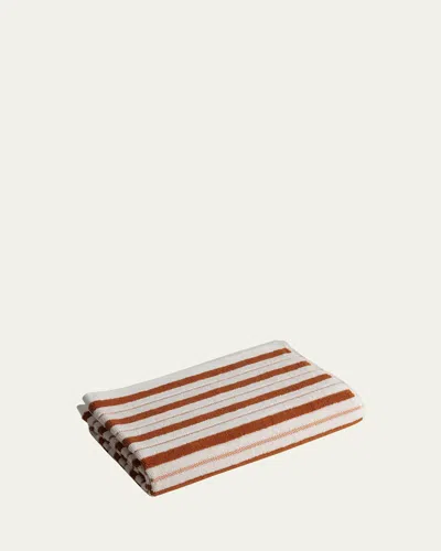 Baina Franklin Bath Towel In Fuyu And Chalk
