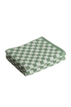 Baina Josephine Hand Towel Set In Sage & Chalk
