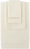 Baina Off-white Essential Bathroom 05 Set, 5 Pcs In Ivory