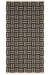 Baina Pool Towel In Sand & Noir